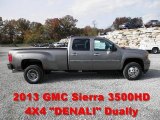 2013 Steel Gray Metallic GMC Sierra 3500HD Denali Crew Cab 4x4 Dually #72551725