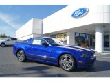 2013 Deep Impact Blue Metallic Ford Mustang V6 Coupe #72551364