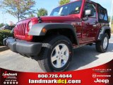 2013 Deep Cherry Red Crystal Pearl Jeep Wrangler Sport S 4x4 #72551324