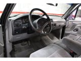 1997 Ford F350 XLT Crew Cab Dually Opal Grey Interior