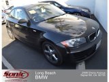 2009 Jet Black BMW 1 Series 128i Coupe #72551474