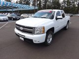 2009 Summit White Chevrolet Silverado 1500 LTZ Crew Cab 4x4 #72597985