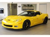 2008 Velocity Yellow Chevrolet Corvette Z06 #72597555