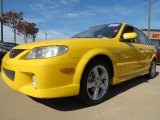 2003 Vivid Yellow Mazda Protege 5 Wagon #72598055