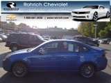 2011 Blue Flame Metallic Ford Focus SES Sedan #72598137