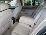 2009 BMW 7 Series 750i Sedan Rear Seat