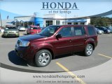 2013 Dark Cherry Pearl Honda Pilot EX-L #72597822