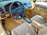 2004 Honda Civic EX Sedan Ivory Beige Interior
