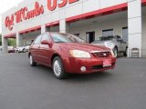 2005 Radiant Red Kia Spectra EX Sedan #72656482