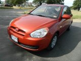 2008 Tango Red Hyundai Accent GS Coupe #72657066