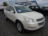 2011 White Diamond Tricoat Chevrolet Traverse LTZ AWD #72657168