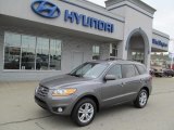 2010 Harbor Gray Metallic Hyundai Santa Fe SE #72656561