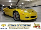 2008 Velocity Yellow Chevrolet Corvette Z06 #72656711