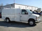 2012 Oxford White Ford E Series Cutaway E350 Commercial Utility Truck #72656440