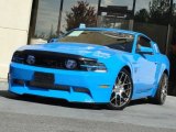 2010 Grabber Blue Ford Mustang GT Premium Coupe #72656696