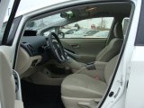 2012 Toyota Prius 3rd Gen Two Hybrid Bisque Interior