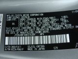2010 FJ Cruiser Color Code for Silver Fresco Metallic - Color Code: 2KB