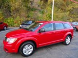 2013 Brilliant Red Tri-Coat Pearl Dodge Journey American Value Package #72656881