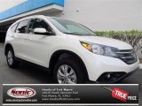 2013 White Diamond Pearl Honda CR-V EX-L #72705697