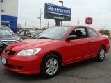 2005 Rallye Red Honda Civic Value Package Coupe #72706497