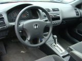 2005 Honda Civic Value Package Coupe Black Interior