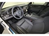 2013 BMW 7 Series 740Li Sedan Black Interior