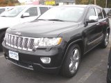 2013 Brilliant Black Crystal Pearl Jeep Grand Cherokee Overland 4x4 #72705661