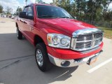 Flame Red Dodge Ram 2500 in 2008