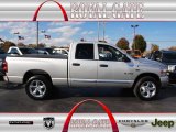 2008 Bright Silver Metallic Dodge Ram 1500 Big Horn Edition Quad Cab 4x4 #72705750