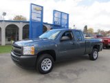 2013 Blue Granite Metallic Chevrolet Silverado 1500 Work Truck Extended Cab #72766202