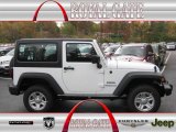 2013 Bright White Jeep Wrangler Sport 4x4 #72766083