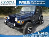 2004 Patriot Blue Pearl Jeep Wrangler Sport 4x4 #72766611