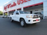 Super White Toyota Tacoma in 2010