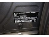 2013 5 Series Color Code for Space Gray Metallic - Color Code: A52