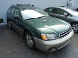 2002 Timberline Green Subaru Outback Wagon #72826951