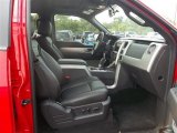 2013 Ford F150 SVT Raptor SuperCrew 4x4 Raptor Black Leather/Cloth Interior
