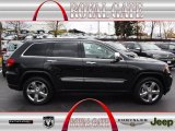2013 Brilliant Black Crystal Pearl Jeep Grand Cherokee Overland 4x4 #72826623