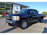 2007 Dark Blue Metallic Chevrolet Silverado 1500 LT Extended Cab 4x4 #72860506