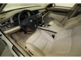 2009 BMW 7 Series 750i Sedan Front Seat