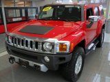 2008 Victory Red Hummer H3  #72868036