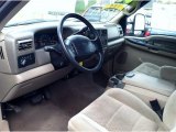 2001 Ford F250 Super Duty XLT SuperCab 4x4 Medium Parchment Interior