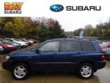 Indigo Ink Pearl Toyota Highlander in 2004