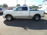 2010 Stone White Dodge Ram 1500 Laramie Quad Cab 4x4 #72868151