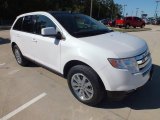 White Platinum Tri-Coat Ford Edge in 2009