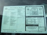 2012 Nissan Titan SL Heavy Metal Chrome Edition Crew Cab 4x4 Window Sticker