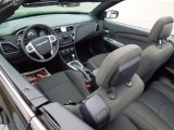 2012 Chrysler 200 Touring Convertible Black Interior