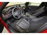 2013 BMW 3 Series 335i Sedan Black Interior