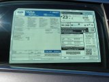 2013 Ford Taurus Limited Window Sticker