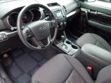 2012 Kia Sorento LX V6 AWD Black Interior