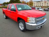 2013 Victory Red Chevrolet Silverado 1500 LT Extended Cab 4x4 #72902908